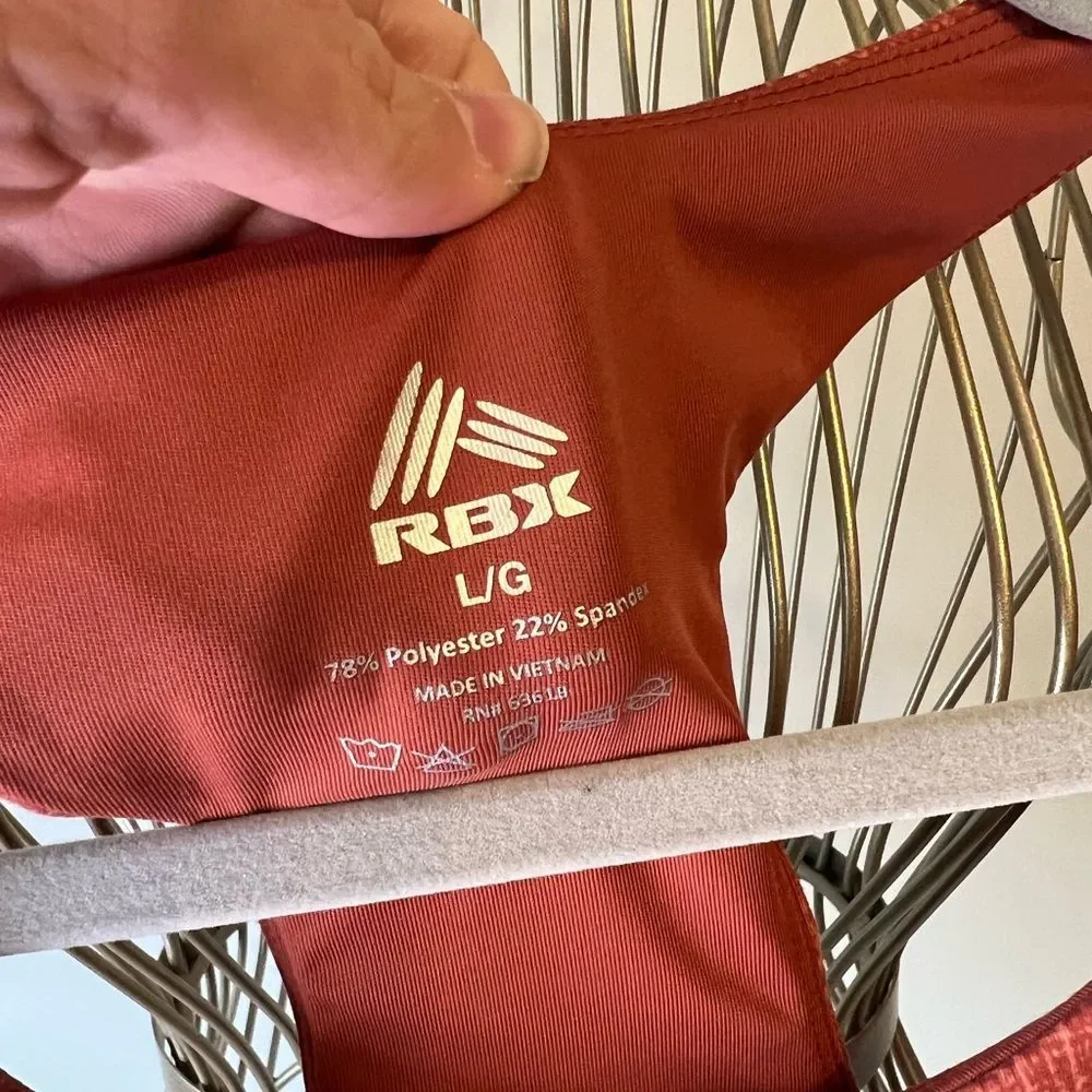 RBX Women's Red Textured Sports Bra Crop Tank❤️❤️❤️